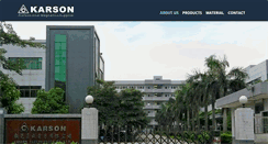 Desktop Screenshot of karson.com.tw