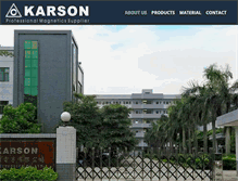 Tablet Screenshot of karson.com.tw